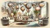 Image d'illustration pour l'article : Comment Choisir des Luminaires Orientaux pour un Salon Moderne Élégant
