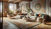 Image d'illustration pour l'article : Comment choisir le tapis berbère parfait pour sublimer votre salon?