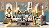 Image d'illustration pour l'article : Idées d'Aménagement Salon Marocain Luxueux : Élégance et Charme