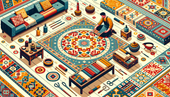 Image d'illustration pour l'article : Tapis Orientaux Faits Main: Caractéristiques et Entretien Essentiels