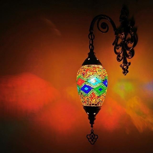 Applique murale ethnique en mosaïque - Décoration Oriental