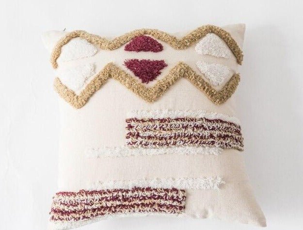 Coussin brodé main - Décoration Oriental