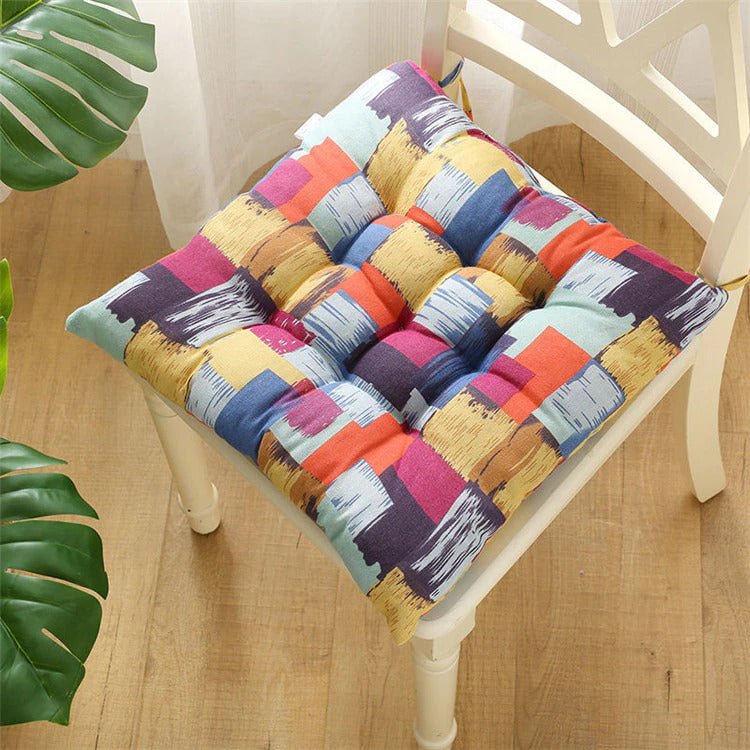 Coussin chaise coloré