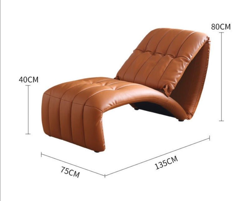 Fauteuil convertible cuir