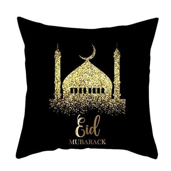 housse de coussin noir et or - Décoration Oriental