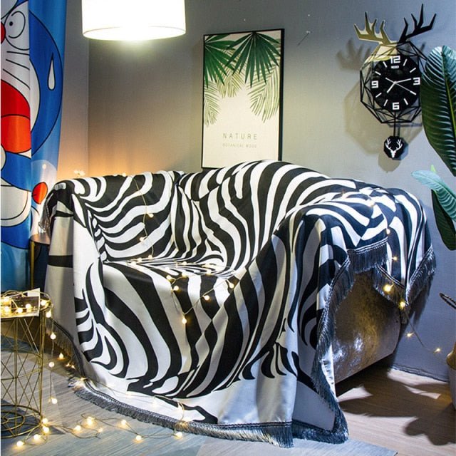 jeté de canapé zébré - Décoration Oriental