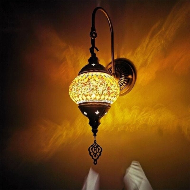 lampe murale design mosaïque - Décoration Oriental