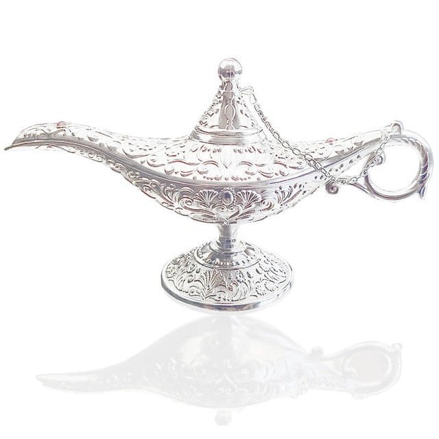 lampe orientale aladdin blanche - Décoration Oriental