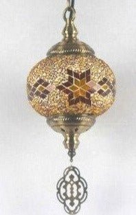 lustre boule cuivre - Décoration Oriental