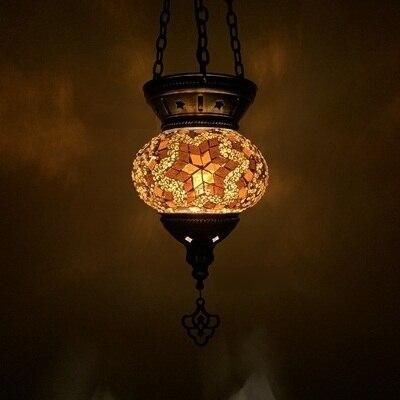 Lustre marocain en verre - Décoration Oriental
