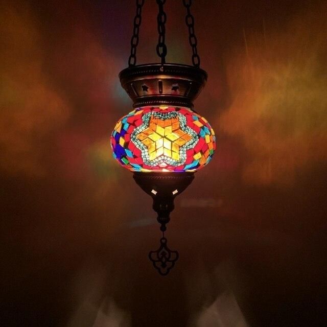 Lustre turc en mosaïque - Décoration Oriental