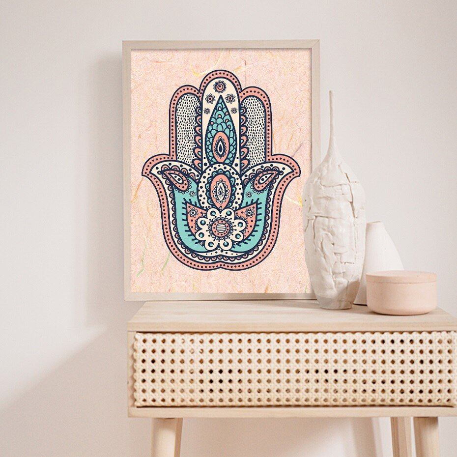 Main de fatma peinture - Décoration Oriental