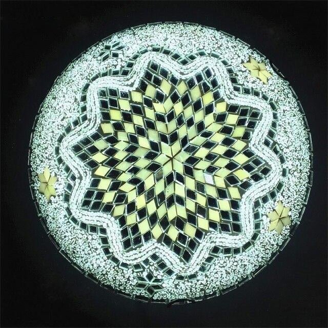 Plafonnier marocain blanc - Décoration Oriental