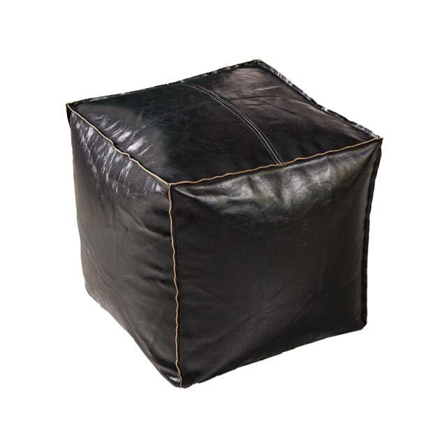 Pouf imitation cuir - Décoration Oriental