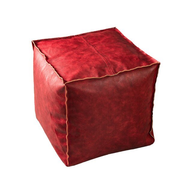 Pouf salon cuir - Décoration Oriental