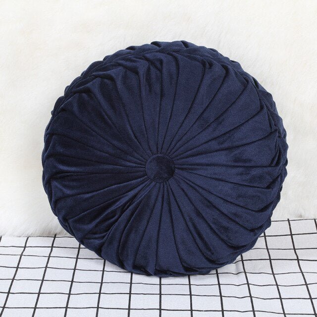 Pouf velours noir - Décoration Oriental