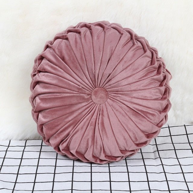 Pouf velours rose - Décoration Oriental
