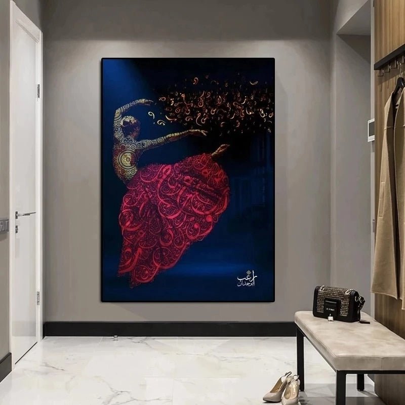 tableau danseuse orientale - Décoration Oriental