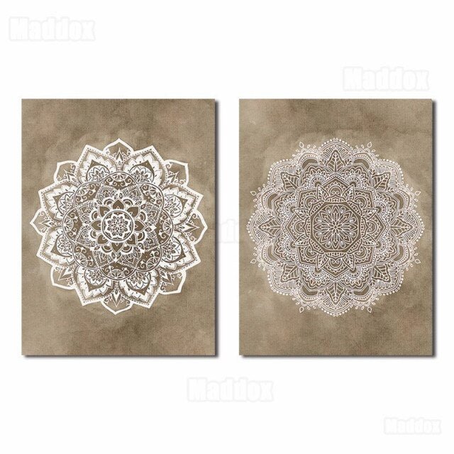 Tableau floral oriental - Décoration Oriental