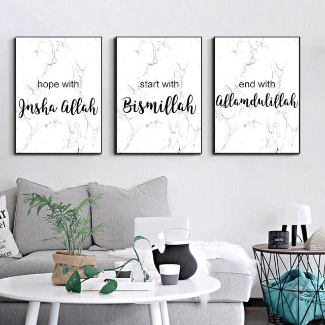 tableau oriental blanc - Décoration Oriental