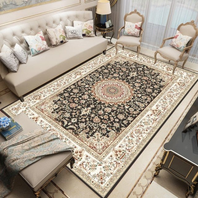 Tapis berbère gris et blanc - Décoration Oriental