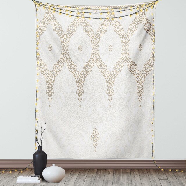 tenture murale blanche - Décoration Oriental