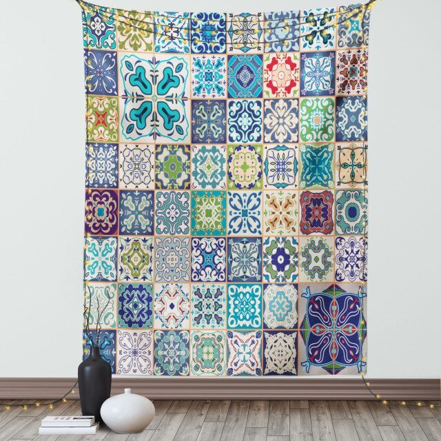 tenture murale en macramé - Décoration Oriental