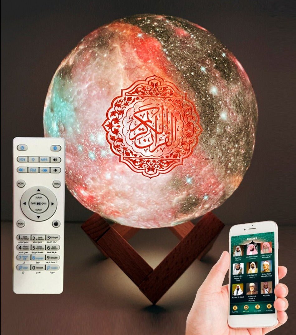 Veilleuse lumineuse Coranique à étoiles avec réveil / Coran Hizb