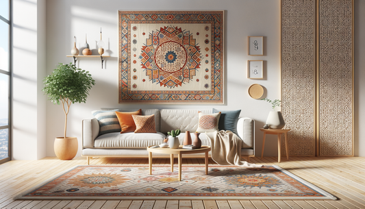 Image d'illustration pour l'article : Comment Intégrer des Tapis Berbères dans un Salon Moderne?