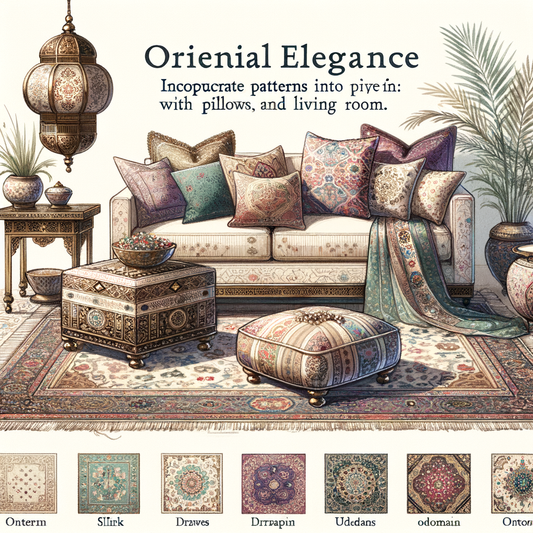 Image d'illustration pour l'article : Élégance orientale : Intégrez des motifs dans votre salon