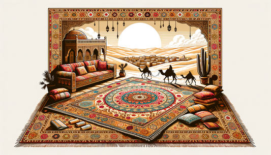 Image d'illustration pour l'article : Tapis berbère traditionnel : un art ancestral aux couleurs du désert