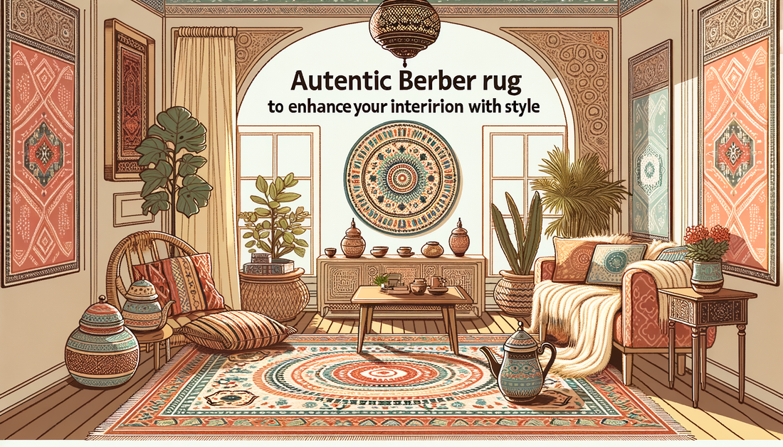 Image d'illustration pour l'article : Tapis berbère authentique pour sublimer votre intérieur avec style