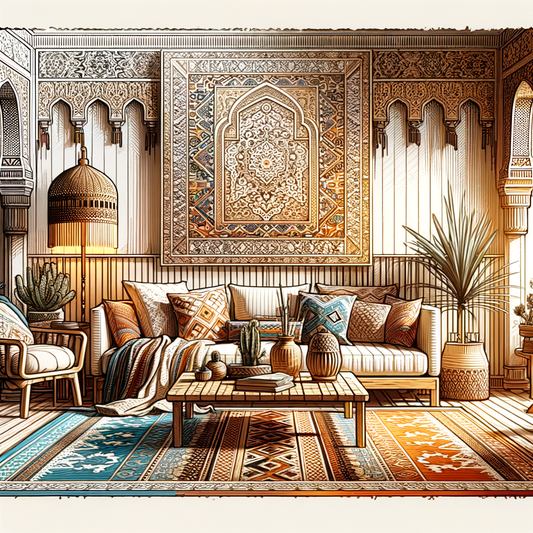 Image d'illustration pour l'article : Comment Choisir un Tapis Berbère Unique pour Sublimer Votre Salon