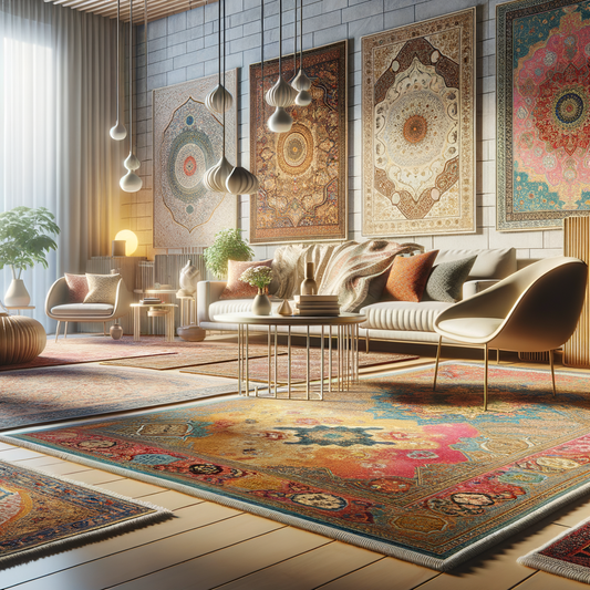 Image d'illustration pour l'article : Comment Intégrer des Tapis Persans Authentiques en Design Moderne