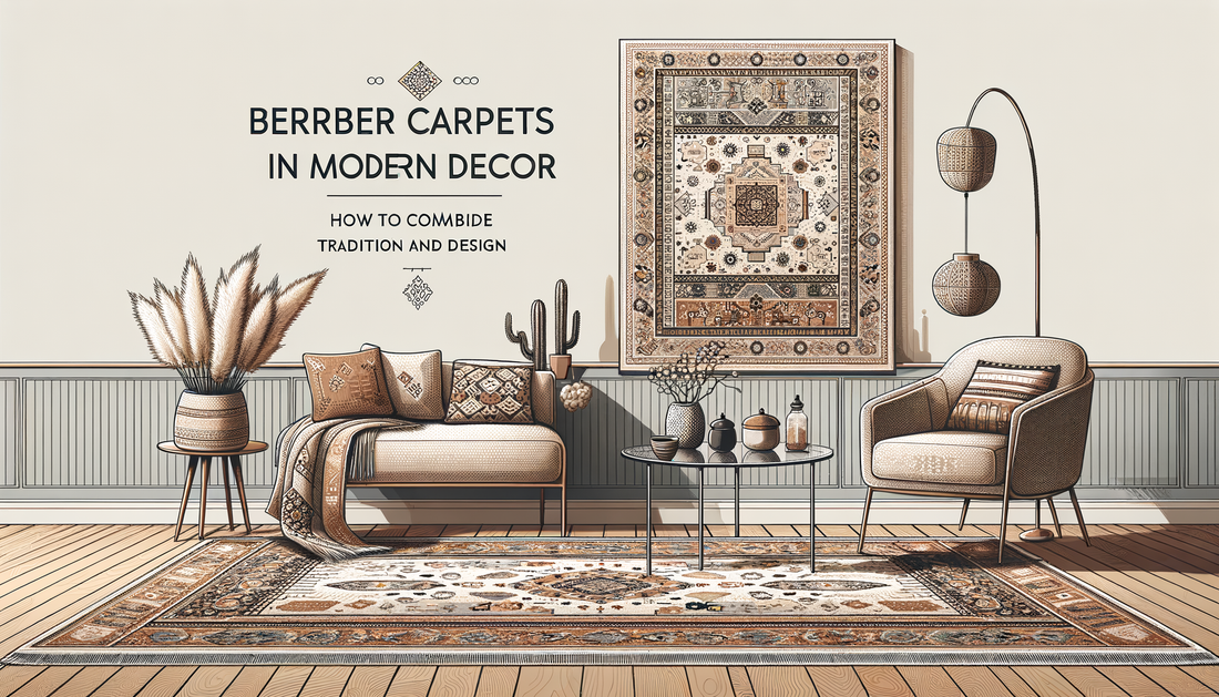 Image d'illustration pour l'article : Tapis berbère en déco moderne comment marier tradition et design