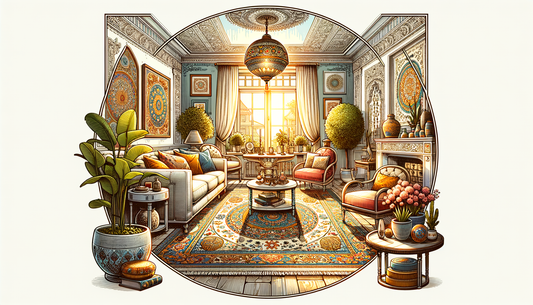 Image d'illustration pour l'article : Comment Choisir un Tapis Oriental Authentique pour Sublimer Votre Salon