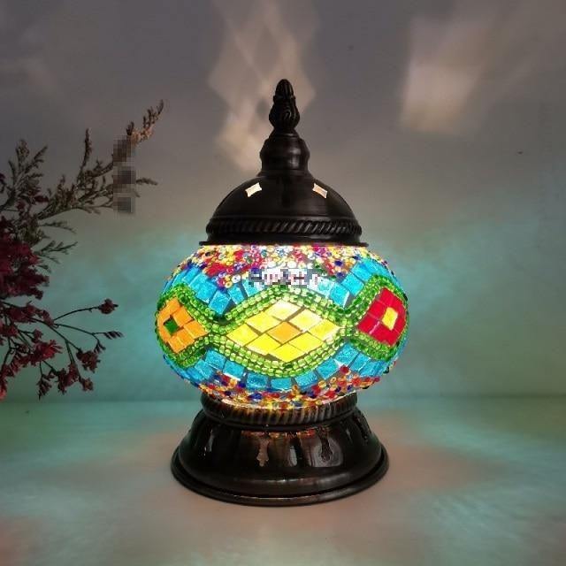 Lampe à poser en mosaïque - Décoration Oriental