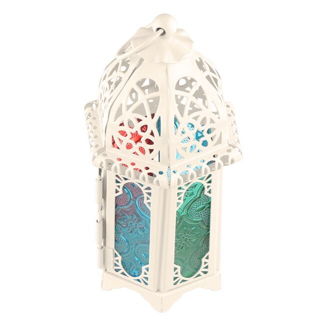 lanterne marocaine blanche - Décoration Oriental