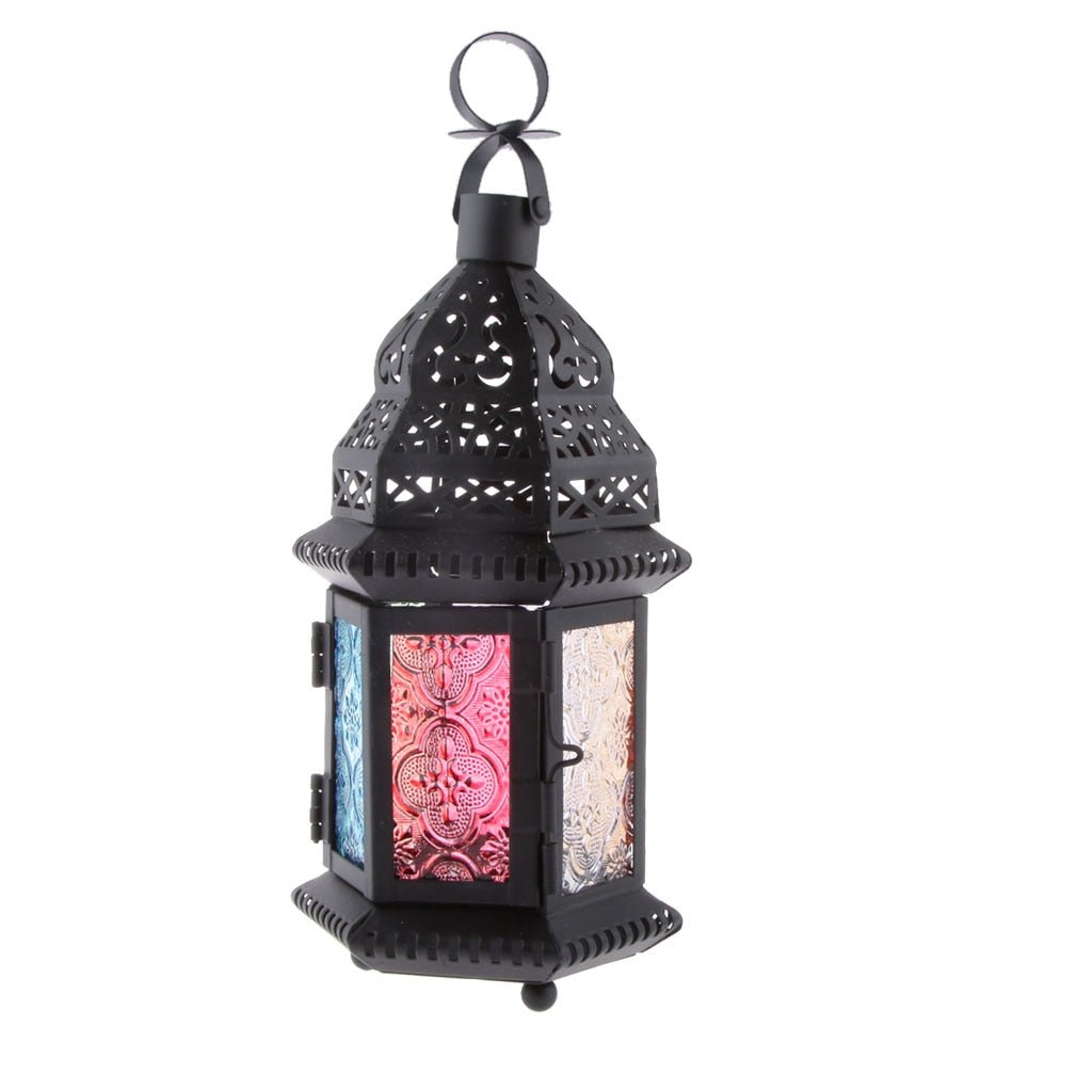 Lanterne marocaine colorée - Décoration Oriental