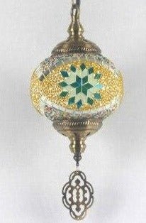 lustre boule verre vintage - Décoration Oriental