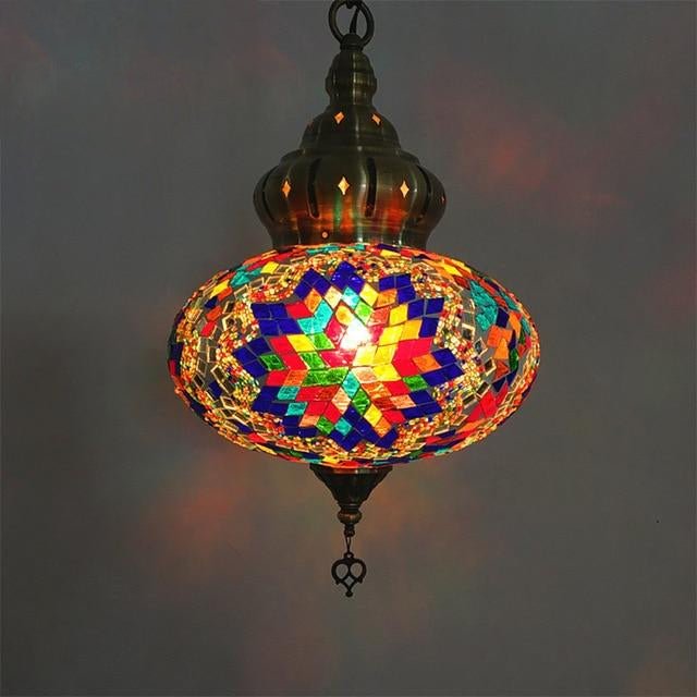 Lustre marocain multicolore - Décoration Oriental