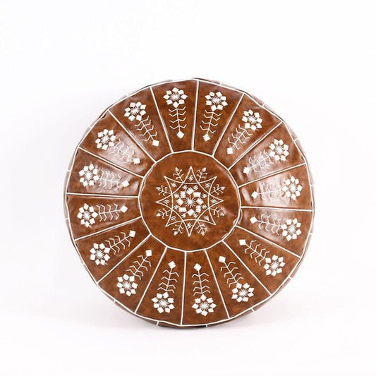 Pouf marocain cuir - Décoration Oriental