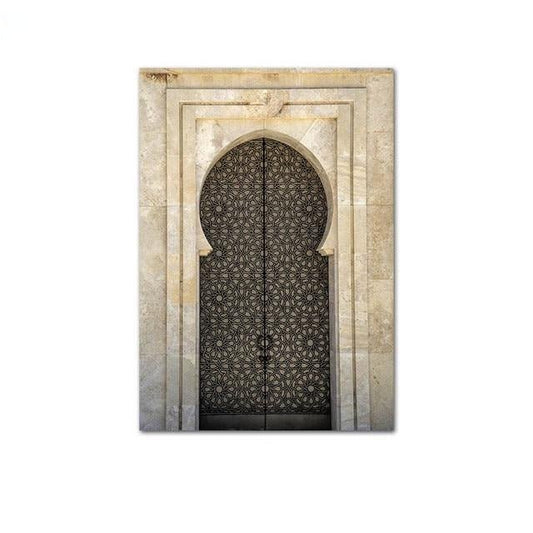 Tableau marocain portail - Décoration Oriental