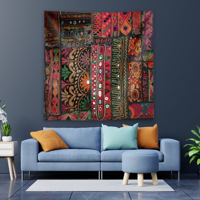 Tenture marocaine colorée - Décoration Oriental