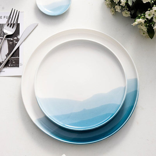 Vaisselle Orientale, Assiette Bleue Melis 18cm